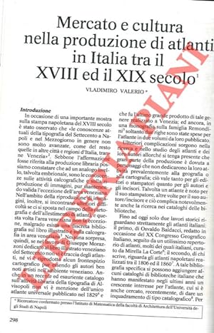 Mercato e cultura nella produzione di atlanti in Italia tra il XVIII ed il XIX secolo.