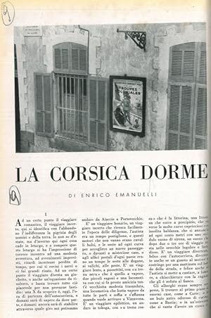 La Corsica dorme.