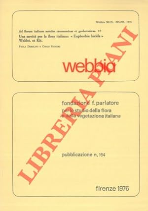 Una novità per la flora italiana :  Euphorbia lucida  .