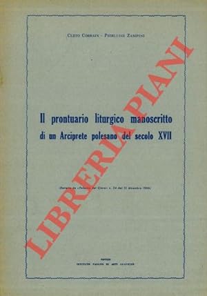 Il prontuario liturgico manoscritto di un Arciprete polesano del secolo XVII.