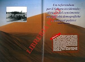 Un referendum per il Sahara occidentale: il ruolo del censimento tra difficoltà demografiche e co...