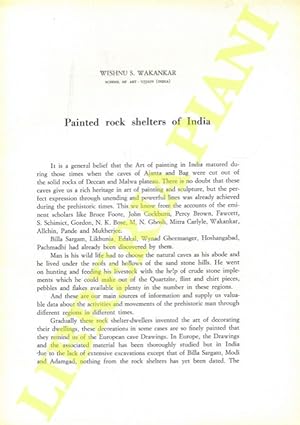 Painted rock shelters of India.
