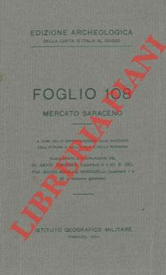 Bild des Verkufers fr Mercato Saraceno (Foglio 108). zum Verkauf von Libreria Piani