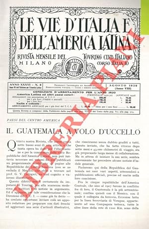 Il Guatemala a volo d'uccello.