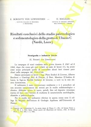 Risultati conclusivi dello studio paletnologico e sedimentologico della grotta di Uluzzo C (Nardò...