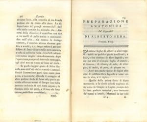 Bild des Verkufers fr Articolo di una lettera del signor D. Alessandro Volta al signor dottor Priestely. zum Verkauf von Libreria Piani