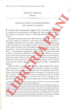 Piccola stele antropomorfa dei Monti Lessini.