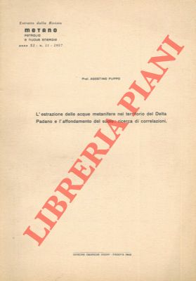 L'estrazione delle acque metanifere del territorio del Delta Padano e l'affondamento del suolo: r...