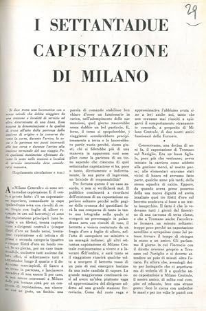 I settantadue capistazione di Milano.