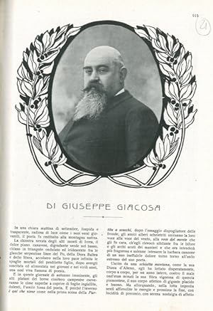 Immagine del venditore per Di Giuseppe Giacosa. venduto da Libreria Piani