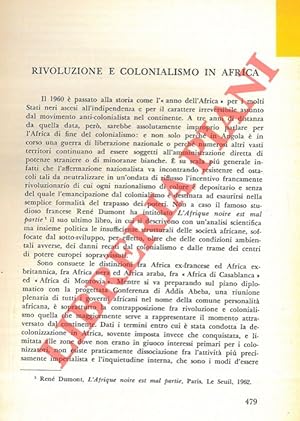 Rivoluzione e colonialismo in Africa.