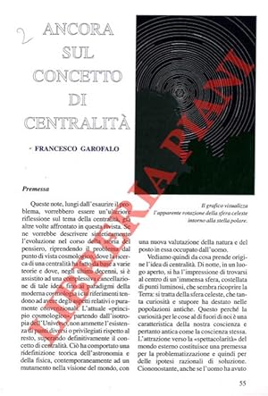 Ancora sul concetto di centralità.