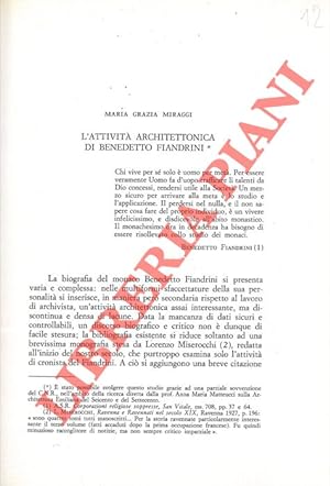 L'attività architettonica di Benedetto Fiandrini.