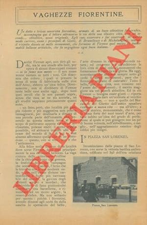 Seller image for Vaghezze fiorentine. for sale by Libreria Piani