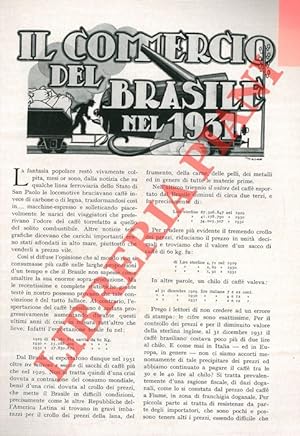 Il commercio del Brasile nel 1931.