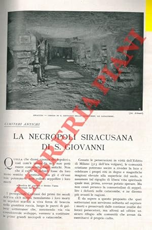 La necropoli siracusana di S. Giovanni.