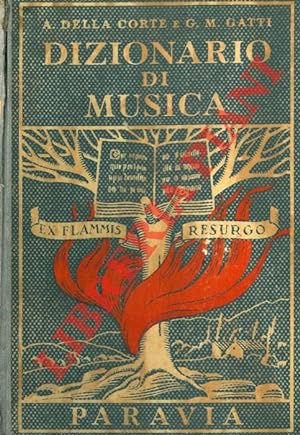 Imagen del vendedor de Dizionario di musica. a la venta por Libreria Piani