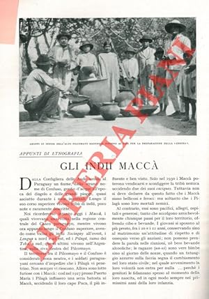 Appunti di etnografia. Gli indi Maccà.