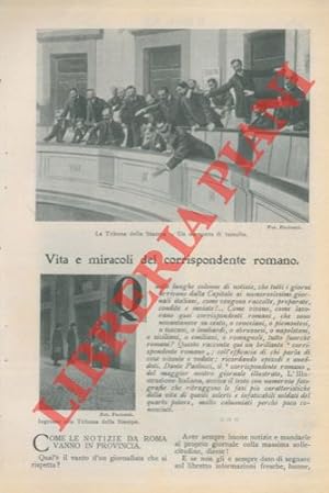 Bild des Verkufers fr Vita e miracoli del corrispondente romano. zum Verkauf von Libreria Piani