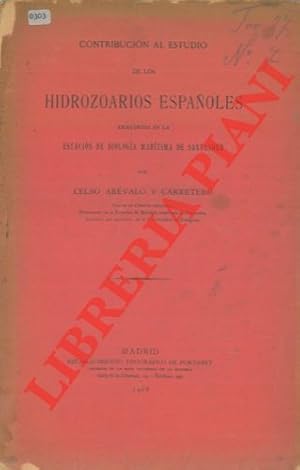 Imagen del vendedor de Contribution al estudio de los Hidrozoarios espanoles existentes en la Estacion de Biologia Maritima de Santander. a la venta por Libreria Piani