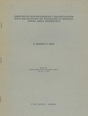 Osservazioni biostratigrafiche e paleoecologiche sulla malacofauna del Piacenziano di Maiatico (P...