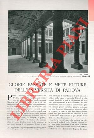Bild des Verkufers fr Glorie passate e mete future dell'Universit di Padova. zum Verkauf von Libreria Piani