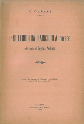 L'Heterodera radicicola Greeff. nelle radici di Corylus avellana.