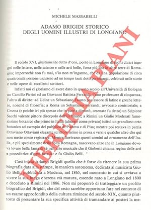 Adamo Brigidi storico degli uomini illustri di Longiano.