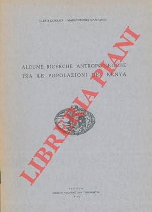 Alcune ricerche antropologiche tra le popolazioni del Kenya.