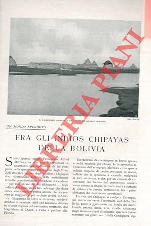 Fra gli indios della Bolivia.