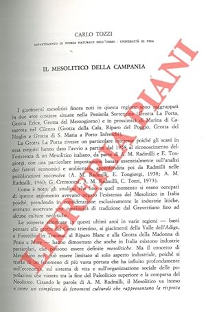 Il Mesolitico della Campania.