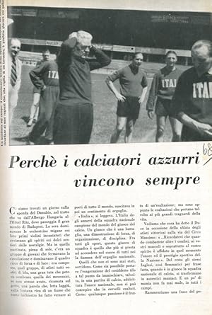 Perché il calciatori azzurri vincono sempre.