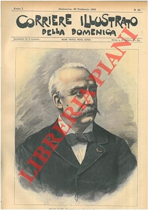 Felice Faure, Presidente della Repubblica Francese, nato a Parigi il 30 gennaio 1841, morto impro...