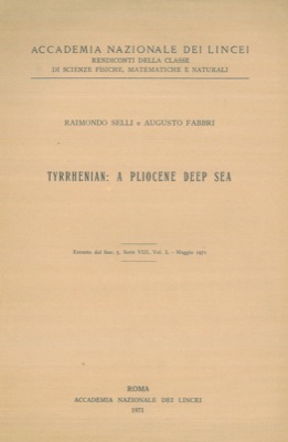 Tyrrhenian : a Pliocene deep sea.