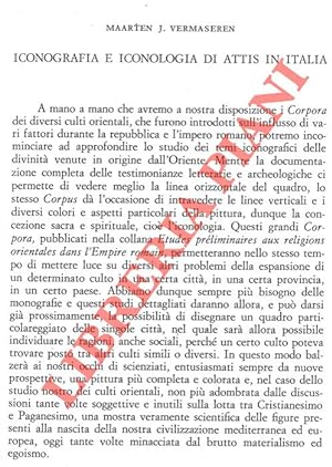 Iconografia e iconologia di Attis in Italia.