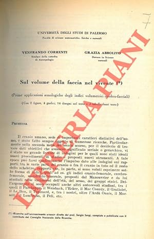 Sul volume della faccia nel vivente (prime applicazioni auxologiche degli indici volumetrici cere...