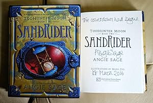 Todhunter Moon, Book Two: Sandrider (World of Septimus Heap) Signed Lined and Dated 1st Edition