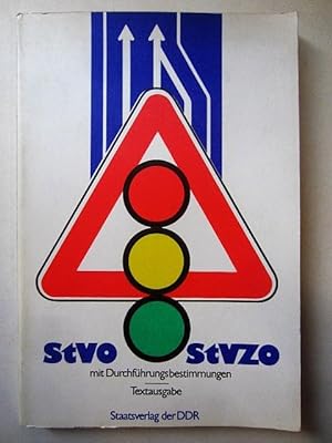 Seller image for StVO StVZO mit Durchführungsbestimmungen for sale by Rudi Euchler Buchhandlung & Antiquariat