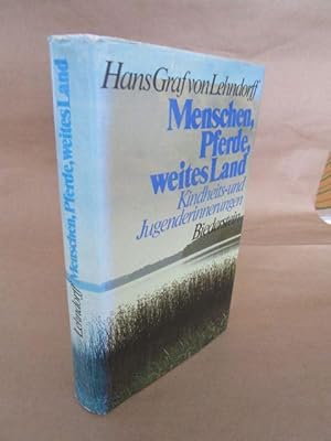 Seller image for Menschen, Pferde, weites Land. Kindheits- und Jugenderinnerungen. for sale by Antiquariat Maralt