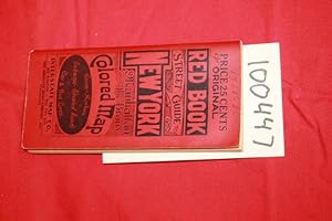 Immagine del venditore per The "Red Book" Street Guide and General Information of New YOrk City Manhattan and Bronx Boroughs venduto da Princeton Antiques Bookshop