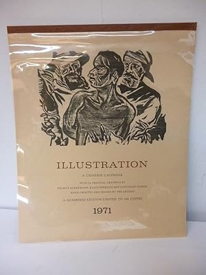 Illustration - A universe calendar 1971 with 12 original graphics.