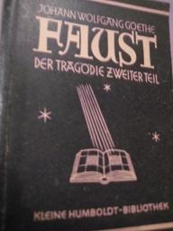 Bild des Verkufers fr Faust Der Tragdie zweiter Teil zum Verkauf von Alte Bcherwelt