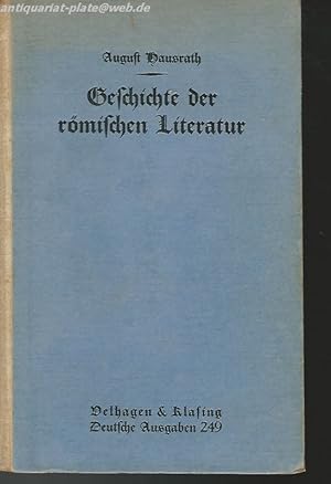 Bild des Verkufers fr Geschichte der rmischen Literatur. zum Verkauf von Antiquariat-Plate