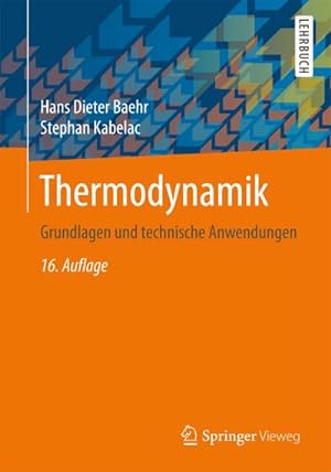 Immagine del venditore per Thermodynamik venduto da BuchWeltWeit Ludwig Meier e.K.