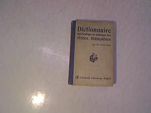 Seller image for Dictionnaire methodique et practique des rimes francaises. for sale by Antiquariat Bookfarm