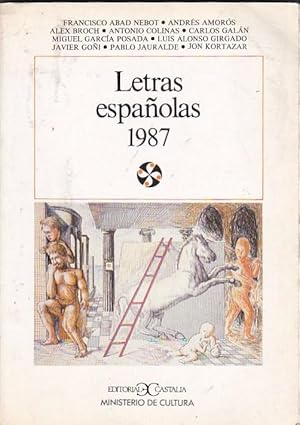 Imagen del vendedor de Letras espaolas 1987 a la venta por LIBRERA GULLIVER