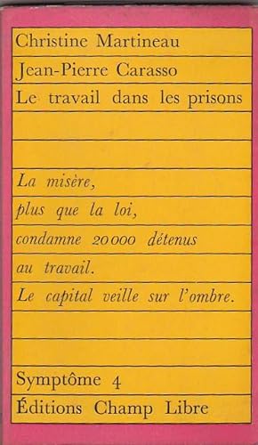 Seller image for Le travail dans les prisons for sale by LIBRERA GULLIVER