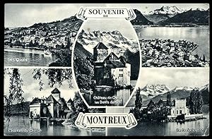 Bild des Verkufers fr Souvenir de Montreux Monochrome Postcard [Post Card] zum Verkauf von Little Stour Books PBFA Member