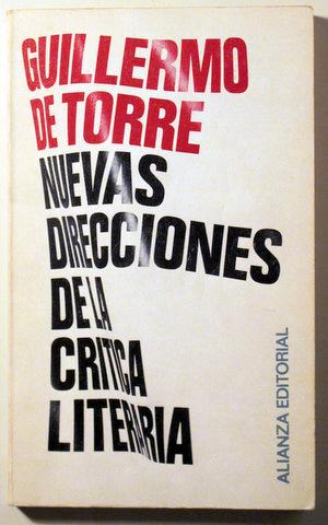 Seller image for NUEVAS DIRECCIONES DE LA CRTICA LITERARIA - Madrid 1970 for sale by Llibres del Mirall