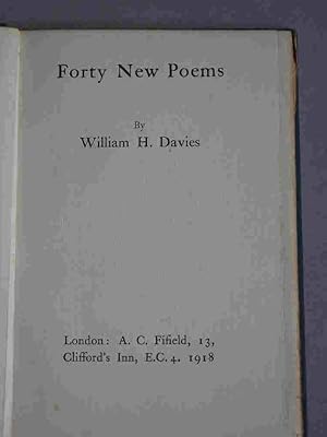 Forty New Poems